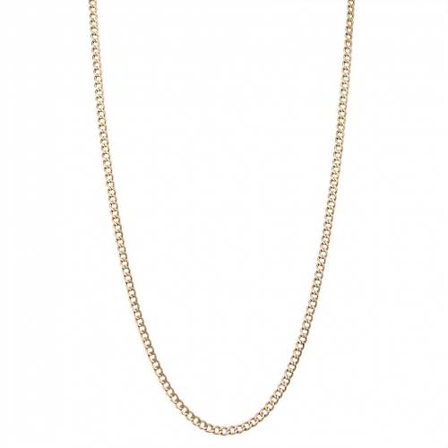 青色 ブルー ゴールド ネックレス 【 JORDAN BLUE 10K GOLD CURB CHAIN NECKLACE / 】 ジュエリー アクセサリー レディースジュエリー ペンダント