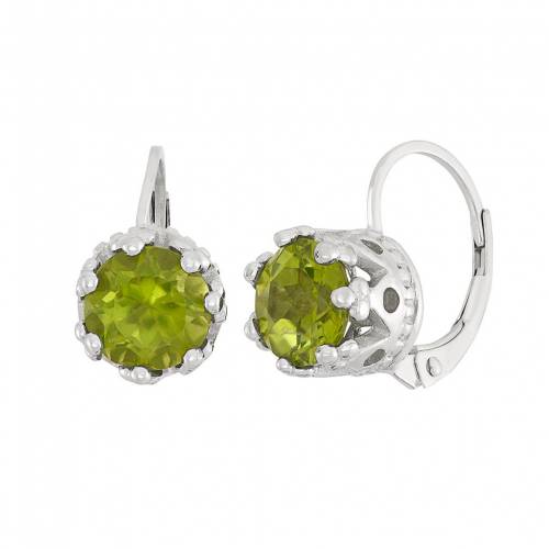 銀色 シルバー イヤリング 緑 グリーン 【 JEWELEXCESS STERLING SILVER PERIDOT DROP EARRINGS / GREEN 】 ジュエリー アクセサリー レディースジュエリー|スニケス