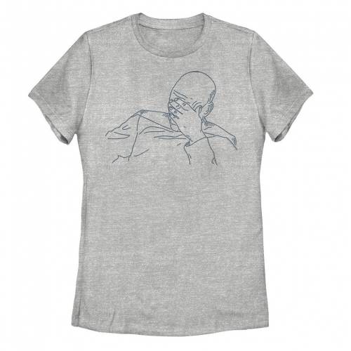 【★百貨店SALE★6/11夜夜中2時迄】文字記号 プルオーバー ギョリュウモドキ TREK: 【 LICENSED CHARACTER STAR THE NEXT GENERATION PICARD FACE PALM TEE / ATHLETIC HEATHER 】 キッズ もの言う花 マタニティ トップス カットソー