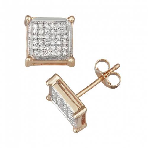 ゴールド ダイヤモンド イヤリング T.W. 【 UNBRANDED 10K GOLD 1/4 CARAT DIAMOND STUD EARRINGS / 10K GOLD 】 ジュエリー アクセサリー レディースジュエリー｜スニケス