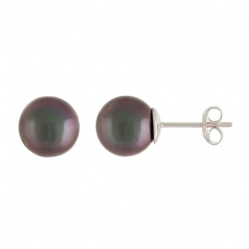 白色 ホワイト ゴールド パール イヤリング 【 UNBRANDED 14K WHITE GOLD TAHITIAN CULTURED PEARL STUD EARRINGS / 14K GOLD 】 ジュエリー アクセサリー レディースジュエリー