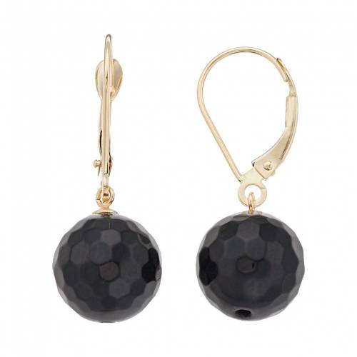 ゴールド イヤリング 【 UNBRANDED 14K GOLD AGATE DROP EARRINGS / 】 ジュエリー アクセサリー レディースジュエリー