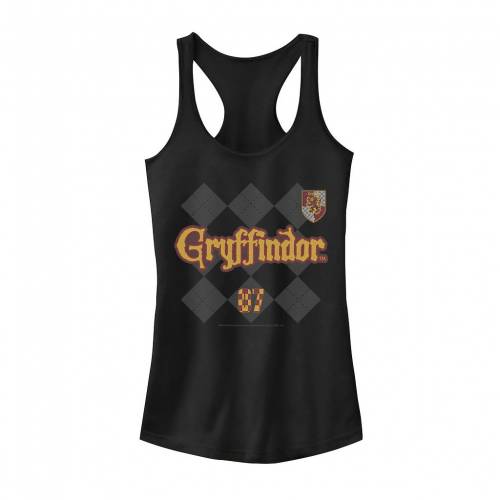 Licensed Character キャラクター グラフィック タンクトップ 黒色 ブラック 07 ジュニア キッズ Licensed Character Harry Potter Gryffindor Pride Plaid Graphic Tank Black Christine Coppin Com