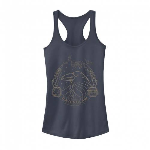 Licensed Character キャラクター アート ロゴ グラフィック タンクトップ 藍色 インディゴ ジュニア キッズ Licensed Character Harry Potter Ravenclaw Line Art Logo Graphic Tank Indigo Bouncesociety Com