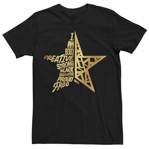 キャラクター 黒色 ブラック フリー Tシャツ 【 LICENSED CHARACTER BET I AM BOLD CREATIVE STRONG BLACK EDUCATED PROUD FREE STAR TEE / 】 メンズファッション トップス カットソー｜スニケス