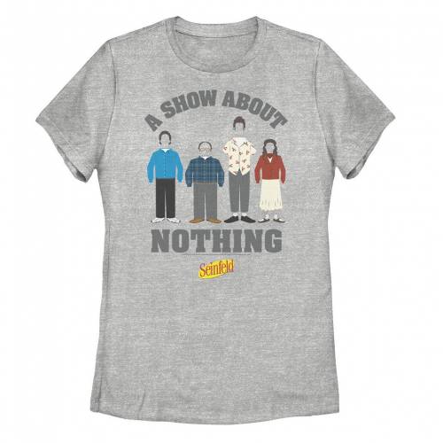 【★百貨店SALE★6/11夜夜中2時迄】文字記号 プルオーバー ギョリュウモドキ 【 LICENSED CHARACTER SEINFELD A SHOW ABOUT NOTHING CAST SILHOUETTES TEE / ATHLETIC HEATHER 】 キッズ もの言う花 マタニティ トップス カットソー
