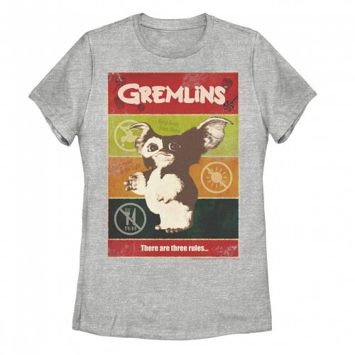 【★百貨店SALE★6/11夜夜中2時迄】文字記号 プルオーバー ギョリュウモドキ 【 LICENSED CHARACTER GREMLINS GIZMO PANELED THREE RULES POSTER TEE / ATHLETIC HEATHER 】 キッズ もの言う花 マタニティ トップス カットソー