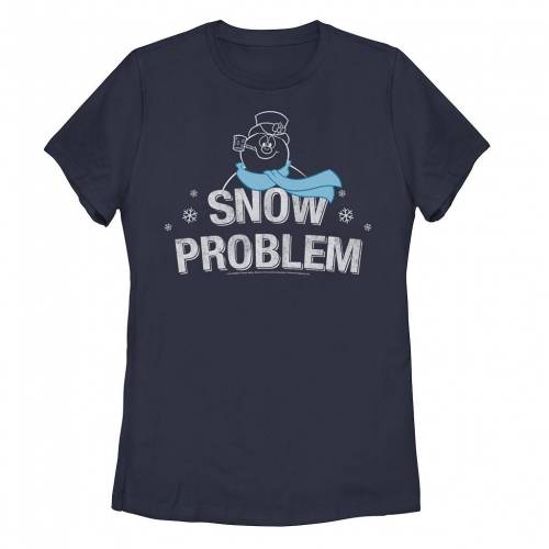 【★百貨店SALE★6/11夜夜中2時迄】文字記号 プルオーバー 紺色 米国海軍 【 LICENSED CHARACTER FROSTY THE SNOWMAN SNOW PROBLEM TEE / NAVY 】 キッズ もの言う花 マタニティ トップス カットソー