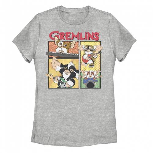 【★百貨店SALE★6/11夜夜中2時迄】文字記号 プルオーバー ギョリュウモドキ 【 LICENSED CHARACTER GREMLINS BAND COMIC PANELS TEE / ATHLETIC HEATHER 】 キッズ もの言う花 マタニティ トップス カットソー