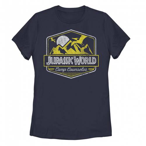 【★百貨店SALE★6/11夜夜中2時迄】文字記号 プルオーバー 紺色 米国海軍 【 LICENSED CHARACTER JURASSIC WORLD CAMP COUNSELOR EMBLEM TEE / NAVY 】 キッズ もの言う花 マタニティ トップス カットソー
