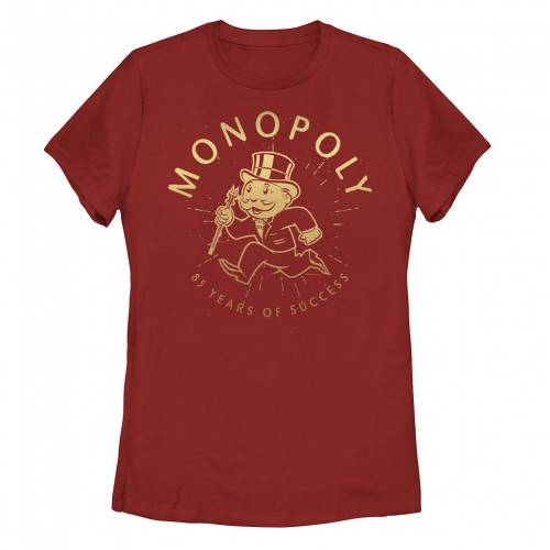 【★百貨店SALE★6/11夜夜中2時迄】文字記号 プルオーバー 赤 赤いこと 【 LICENSED CHARACTER MONOPOLY 85 YEARS OF SUCCESS TEE / RED 】 キッズ もの言う花 マタニティ トップス カットソー