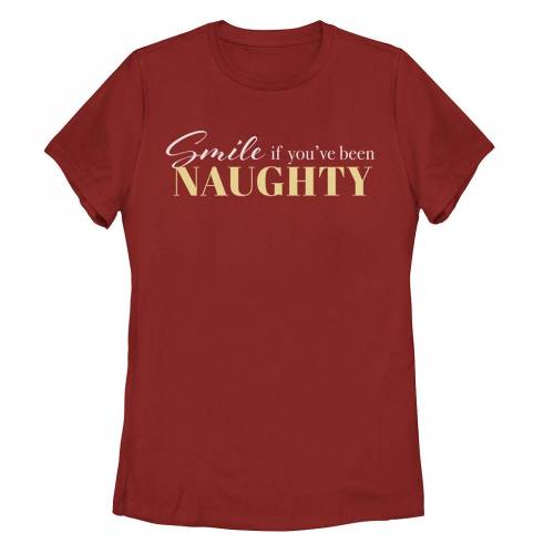 クリスマス Tシャツ 赤 レッド YOU'VE 【 UNBRANDED CHRISTMAS SMILE IF BEEN NAUGHTY TEE / RED 】 キッズ ベビー マタニティ トップス カットソー