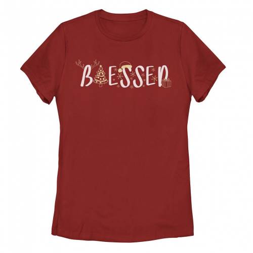 クリスマス Tシャツ 赤 レッド 【 UNBRANDED TRENDY CHRISTMAS BLESSED TEE / RED 】 キッズ ベビー マタニティ トップス カットソー