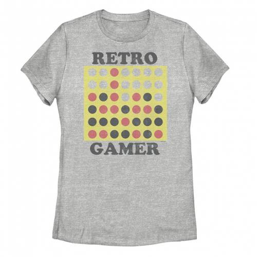 【★百貨店SALE★6/11夜夜中2時迄】文字記号 プルオーバー ギョリュウモドキ 【 LICENSED CHARACTER CONNECT FOUR RETRO GAMER BOARD TEE / ATHLETIC HEATHER 】 キッズ もの言う花 マタニティ トップス カットソー