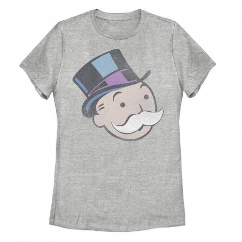 【★百貨店SALE★6/11夜夜中2時迄】文字記号 プルオーバー ギョリュウモドキ 【 LICENSED CHARACTER MONOPOLY 85 YEARS RICH UNCLE PENNYBAGS BIG FACE TEE / ATHLETIC HEATHER 】 キッズ もの言う花 マタニティ トップス カットソー
