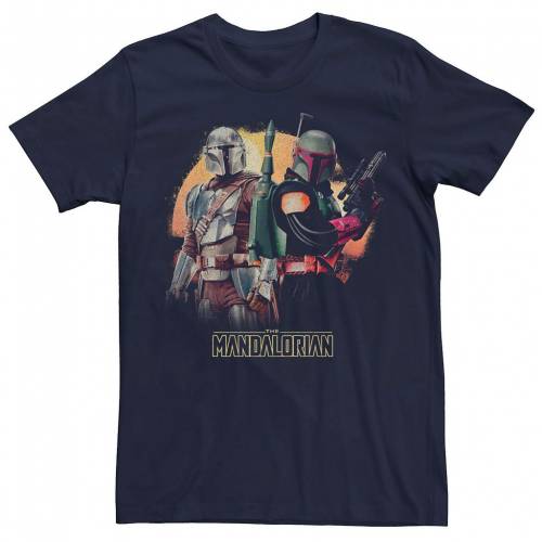 チーム Tシャツ 紺色 ネイビー スターウォーズ : & 【 STAR WARS THE MANDALORIAN BOBA FETT TEAM UP R15 TEE / NAVY 】 メンズファッション トップス カットソー|スニケス