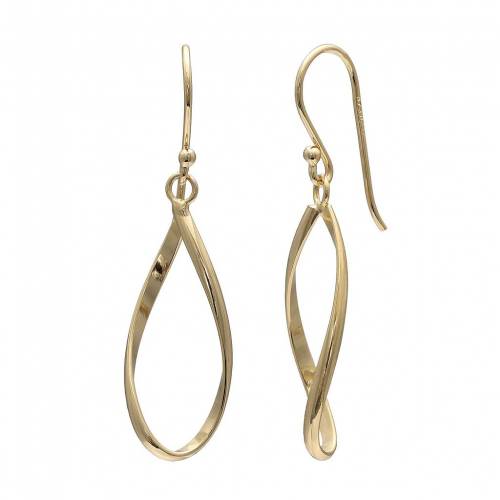 銀色 シルバー イヤリング 【 PRIMROSE STERLING SILVER TWIST TEARDROP EARRINGS / 】 ジュエリー アクセサリー レディースジュエリー