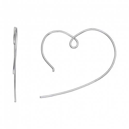 銀色 シルバー イヤリング 【 PRIMROSE STERLING SILVER HEART THREADER EARRINGS / 】 ジュエリー アクセサリー レディースジュエリー｜スニケス
