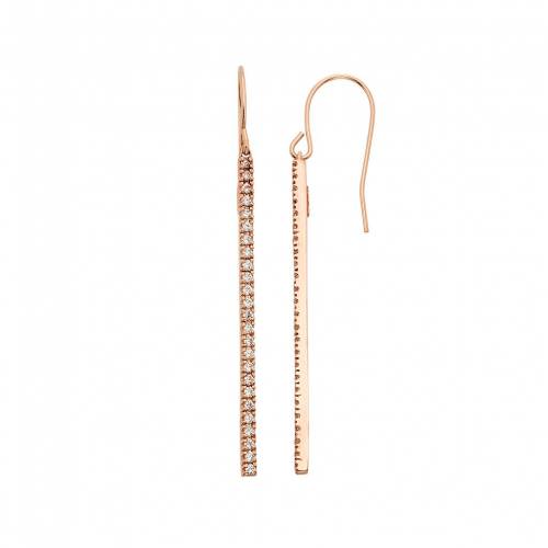 ダイヤモンド ゴールド イヤリング T.W. 【 UNBRANDED 1/2 CARAT DIAMOND 10K GOLD STICK DROP EARRINGS / 】 ジュエリー アクセサリー レディースジュエリー|スニケス