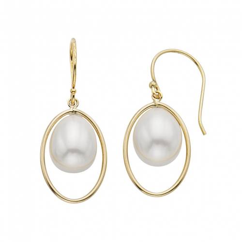 パール ゴールド イヤリング 白色 ホワイト 【 UNBRANDED FRESHWATER CULTURED PEARL 14K GOLD DROP EARRINGS / WHITE 】 ジュエリー アクセサリー レディースジュエリー