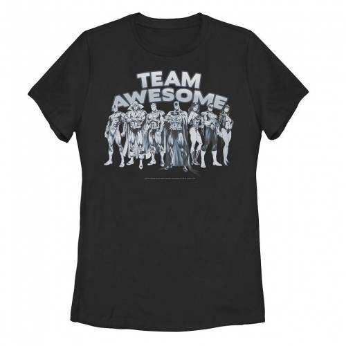 Licensed Character キャラクター チーム Tシャツ 黒色 ブラック ジュニア キッズ Team Licensed Character Justice League Awesome Tee Black Redefiningrefuge Org