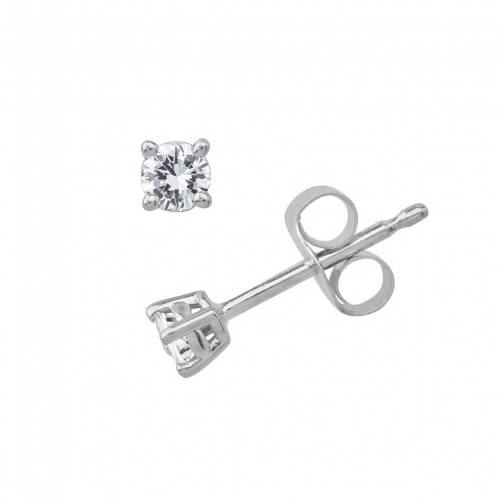 ゴールド ダイヤモンド イヤリング 10CT. T.W. 【 UNBRANDED 10K GOLD 1/10-CT. DIAMOND STUD EARRINGS / 】 ジュエリー アクセサリー レディースジュエリー|スニケス