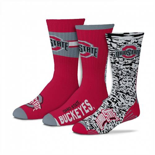 Unbranded 子供用 オハイオ スケートボード バックアイズ 3個入 クルー 靴下 オハイオステイト State Unbranded Youth For Bare Feet Stimulus 3pack Crew Socks Set Osu Multi Christine Coppin Com
