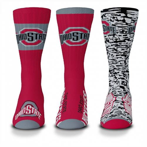 Unbranded 子供用 オハイオ スケートボード バックアイズ 3個入 クルー 靴下 オハイオステイト State Unbranded Youth For Bare Feet Stimulus 3pack Crew Socks Set Osu Multi Christine Coppin Com