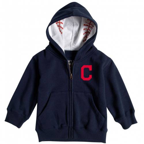 Unbranded ベビー 赤ちゃん用 紺色 ネイビー クリーブランド インディアンス ベースボール フルジップ フーディー パーカー Fullジップフーディー Unbranded Toddler Soft As A Grape Navy Baseball Print Daicelssa Az Com
