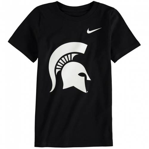 ナイキ Nike 男の子 女の子 子供用 黒色 ブラック ミシガン スケートボード スパルタンズ ロゴ Tシャツ ミシガンステイト State Nike Preschool Black Logo Tshirt Msu Bouncesociety Com