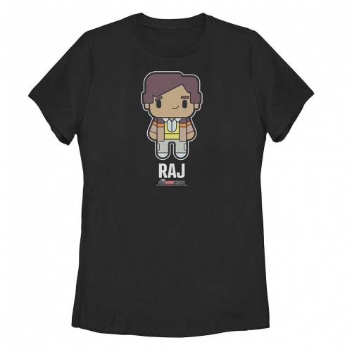 Licensed Character キャラクター Tシャツ 黒色 ブラック ジュニア キッズ Licensed Character The Big Bang Theory Chibi Raj Tee Black Christine Coppin Com