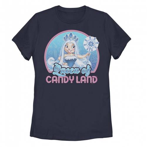 【★百貨店SALE★6/11夜夜中2時迄】文字記号 プルオーバー 紺色 米国海軍 【 LICENSED CHARACTER CANDY LAND QUEEN OF PORTRAIT TEE / NAVY 】 キッズ もの言う花 マタニティ トップス カットソー