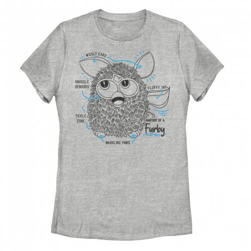 Licensed Character キャラクター Tシャツ ヘザー ジュニア キッズ Heather Licensed Character Furby Anatomy Of A Tee Athletic Andapt Com