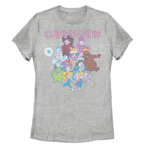 【★百貨店SALE★6/11夜夜中2時迄】文字記号 ロゴタイプ プルオーバー ギョリュウモドキ 【 LICENSED CHARACTER CANDY LAND GROUP SHOT LOGO TEE / ATHLETIC HEATHER 】 キッズ もの言う花 マタニティ トップス カットソー
