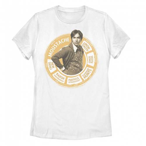 Licensed Character キャラクター Tシャツ 白色 ホワイト ジュニア キッズ Licensed Character The Big Bang Theory Rajesh Statistics Tee White Bouncesociety Com