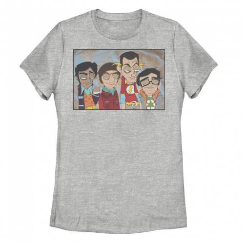 Licensed Character キャラクター Tシャツ ヘザー ジュニア キッズ Heather Licensed Character Big Bang Theory Creepy Portrait Poster Tee Athletic Andapt Com