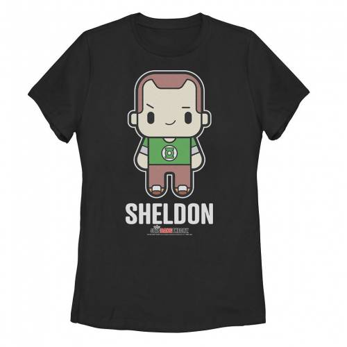 Licensed Character キャラクター Tシャツ 黒色 ブラック ジュニア キッズ Licensed Character The Big Bang Theory Chibi Sheldon Tee Black Redefiningrefuge Org