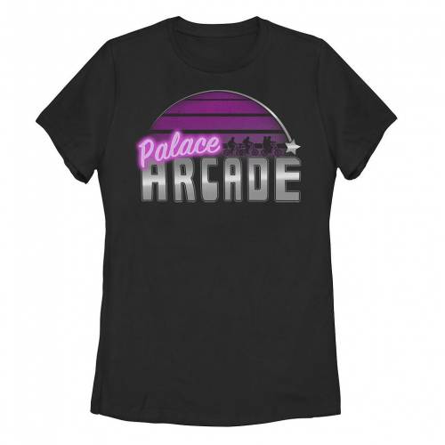 【★百貨店SALE★6/11夜夜中2時迄】文字記号 紫 パープル ロゴタイプ プルオーバー 【 LICENSED CHARACTER STRANGER THINGS PALACE ARCADE PURPLE NEON LOGO TEE / 】 キッズ もの言う花 マタニティ トップス カットソー