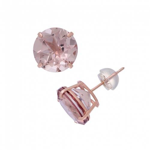 ローズ ゴールド イヤリング ピンク 【 UNBRANDED DESIGNS BY GIOELLI 14K ROSE GOLD SIMULATED MORGANITE STUD EARRINGS / PINK 】 ジュエリー アクセサリー レディースジュエリー 64,350円