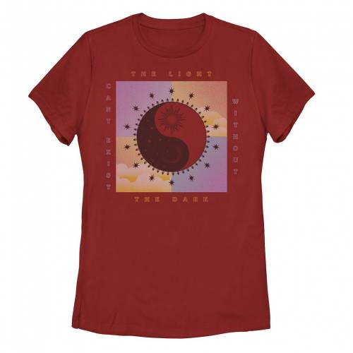 【★百貨店SALE★6/11夜夜中2時迄】プルオーバー 赤 赤いこと 【 UNBRANDED YIN YANG CELESTIAL TEE / RED 】 キッズ もの言う花 マタニティ トップス カットソー
