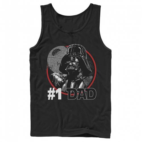 貯蔵タンクとっ始め 黒いこと 黒いこと スターウォーズ #1 【 STAR WARS DARTH VADER DAD DEATH STAR TANK TOP / BLACK 】 メンズ流行り物 トップス パーカー メンズファッション-トップス-パーカー