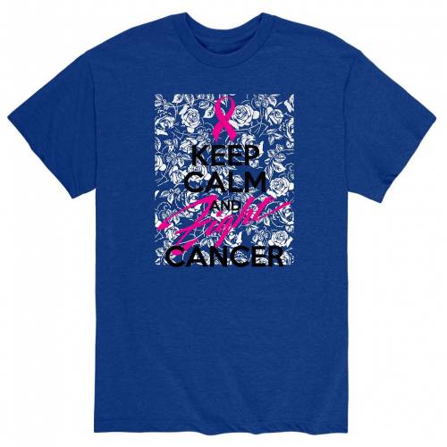 Licensed Character キャラクター Tシャツ 青色 ブルー メンズ Licensed Character Keep Calm Fight Tee Blue Andapt Com