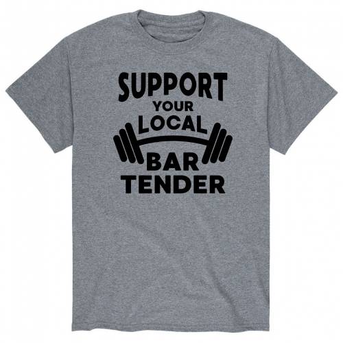 Licensed Character キャラクター Tシャツ 灰色 グレー メンズ Licensed Character Local Bartender Tee Grey Daicelssa Az Com