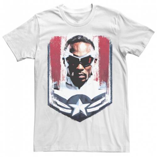 キャラクター ウィンター ソルジャー Tシャツ 白色 ホワイト 【 LICENSED CHARACTER MARVEL THE AND WINTER SOLDIER TAKE ON MANTLE TEE / WHITE 】 メンズファッション トップス カットソー｜スニケス