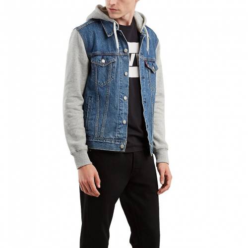 クラシック トラッカー パーカー フーディー ハイブリッド リーバイス ジャケット Trucker Up Hood Hoodie Hybrid メンズ トラッカージャケット Levi S コート ジャケット Williamsav Com