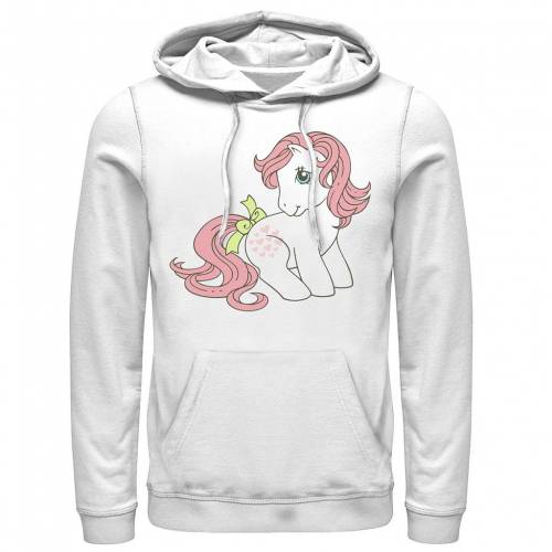Licensed Character キャラクター ポニー フーディー パーカー 白色 ホワイト メンズ Licensed Character My Little Pony Snuzzle Outline Hoodie White Andapt Com