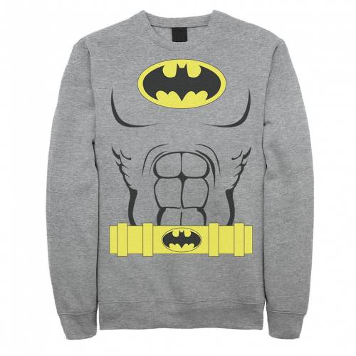 Licensed Character キャラクター ディーシー コミックス スウェットシャツ トレーナー ヘザー メンズ Dc Heather Licensed Character Comics Batman Costume Outline Sweatshirt Athletic Redefiningrefuge Org