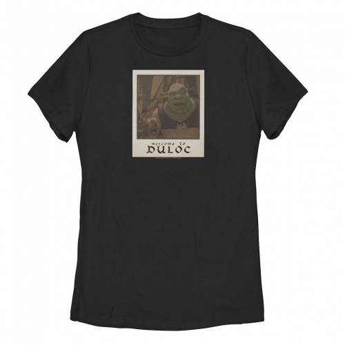 【★百貨店SALE★6/11夜夜中2時迄】文字記号 プルオーバー 黒いこと 黒いこと \u0026 【 LICENSED CHARACTER SHREK DONKEY WELCOME TO DULOC PORTRAIT TEE / BLACK 】 キッズ もの言う花 マタニティ トップス カットソー