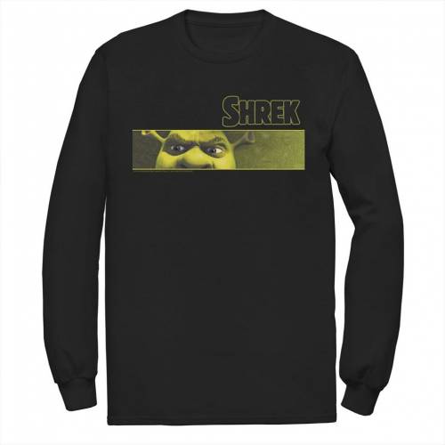 キャラクター Tシャツ 黒色 ブラック 【 LICENSED CHARACTER SHREK ANGRY OGRE EYES TEE / BLACK 】 メンズファッション トップス カットソー|スニケス