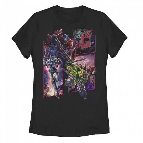 【★百貨店SALE★6/11夜夜中2時迄】文字記号 プルオーバー 黒いこと 黒いこと TRANSFORMERS: 【 LICENSED CHARACTER WAR FOR CYBERTRON AUTOBOT PANELS TEE / BLACK 】 キッズ もの言う花 マタニティ トップス カットソー